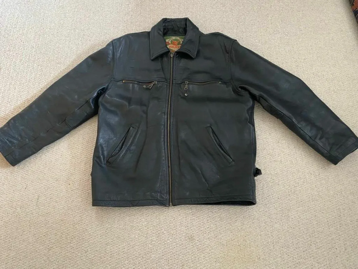 Mens Leather Akaso Jacket - Image 1