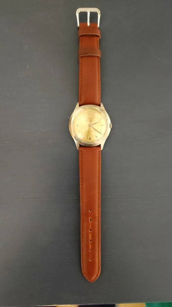 1959 Bulova 23 jewel 10k White Gold RGP Automatic - Image 3