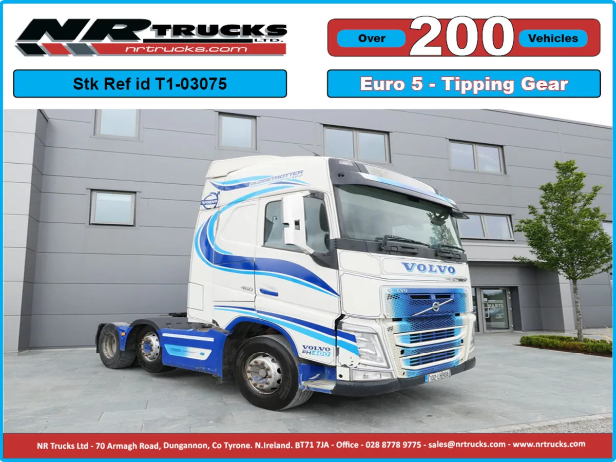 Volvo FH 13 460 Globetrotter 6x2  Midlift Ishift - Image 1