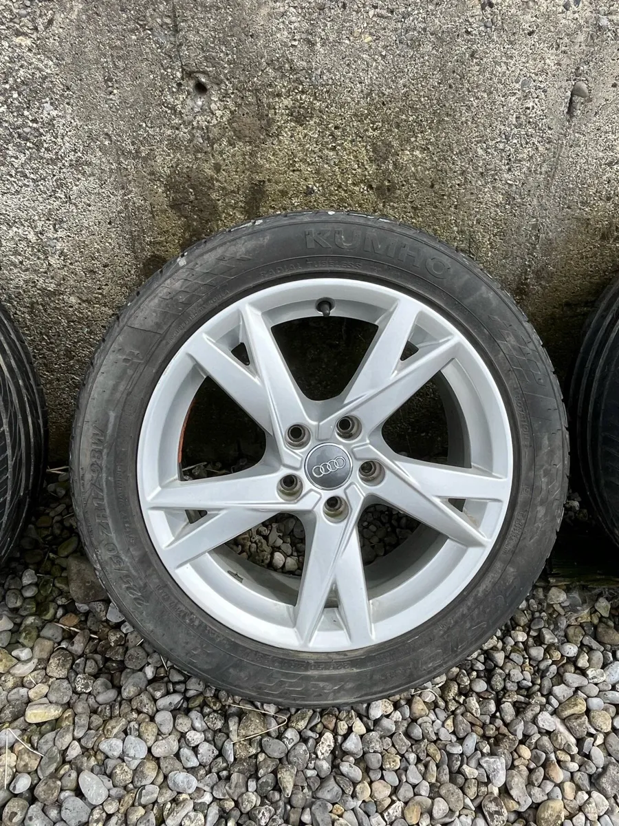 17” Genuine Audi A4 Alloy Wheels and Tyres - Image 4