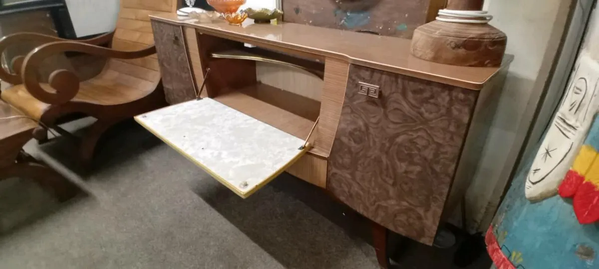 Mid Century Walnut Veneer Sideboard - Image 2