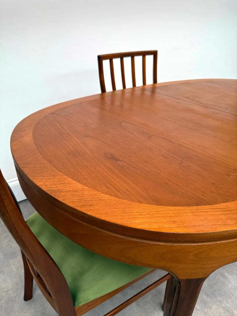 Mid-Century Extending Dining Table - Image 3