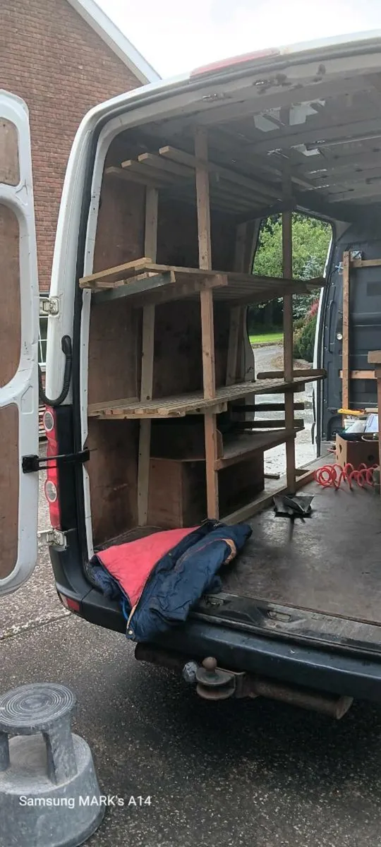 Van shelving for large van for "side door" side - Image 1