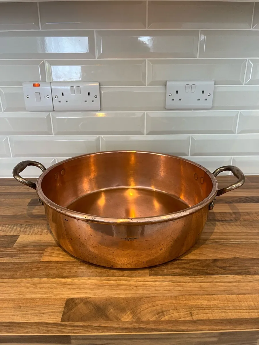 Antique J Edmundson & Co Dublin Copper Preserving - Image 1
