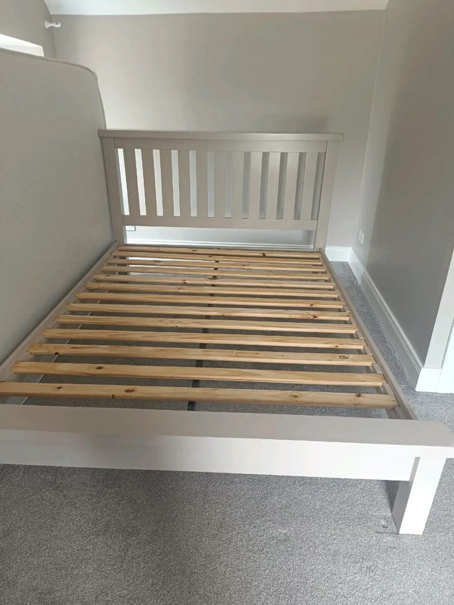 King-size bed frame