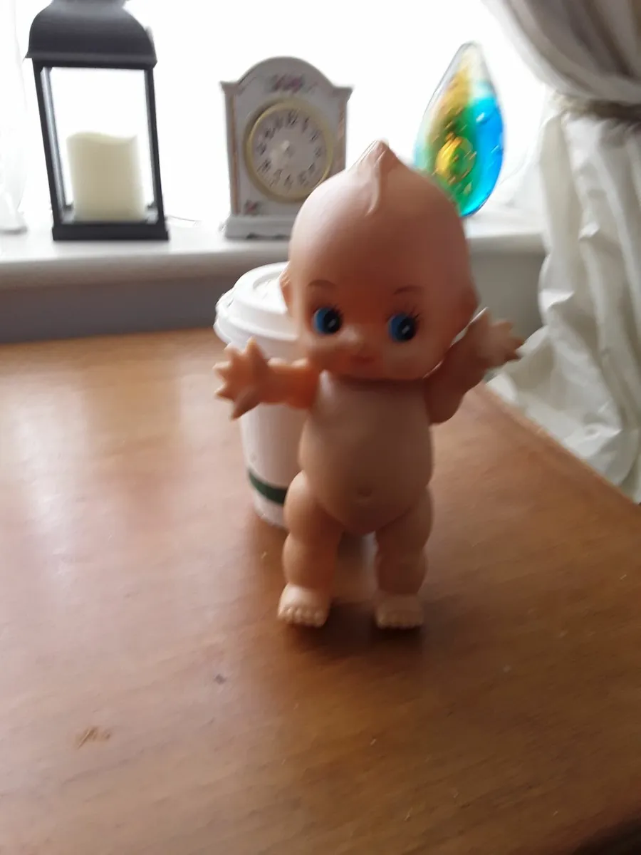 Vintage rubber Kewpie doll 5 inches - Image 2