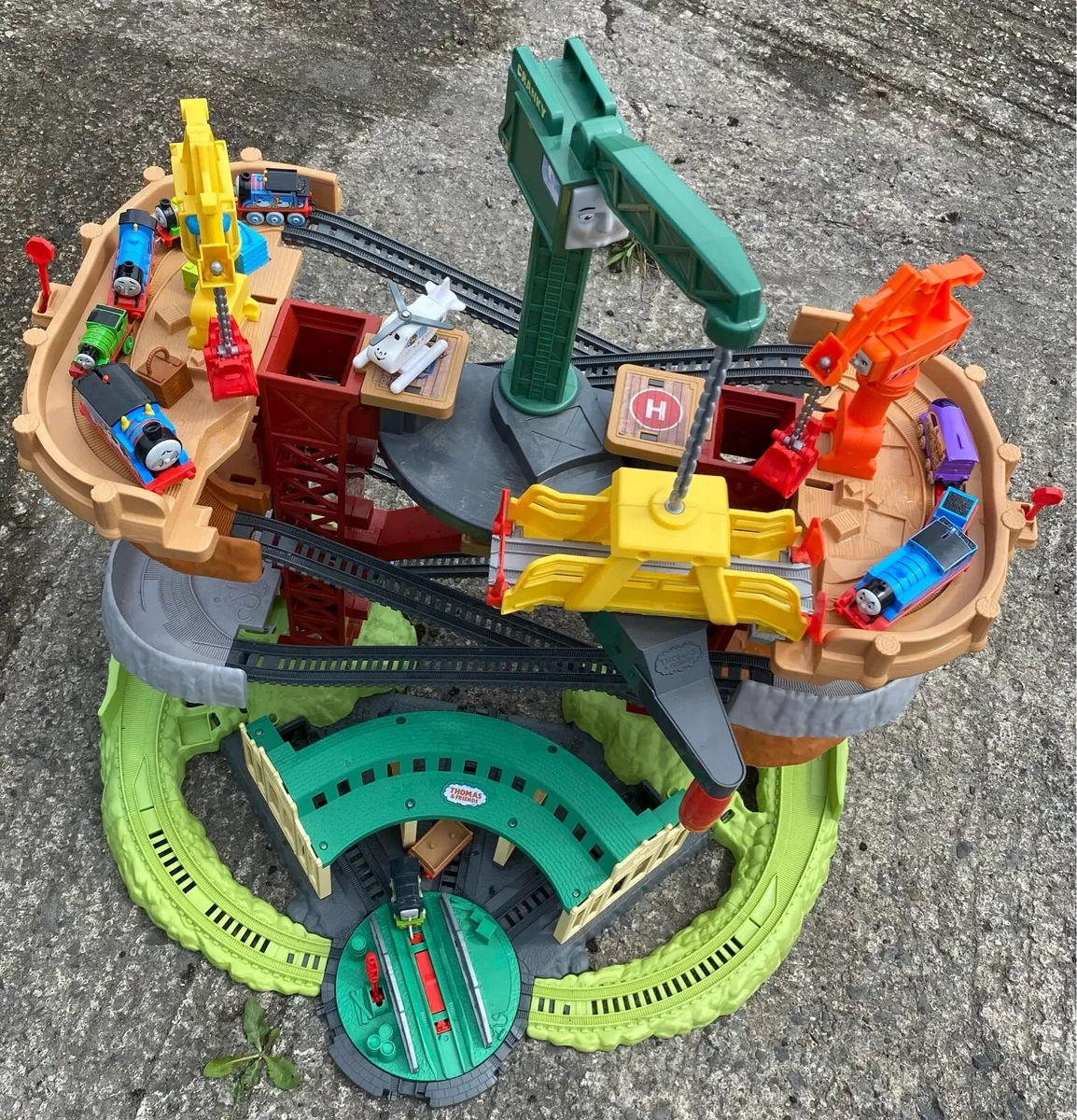Thomas and Friends Track Set Trains and Cranes Sup