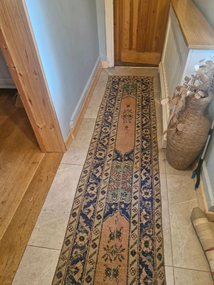 Vintage Turkish Rug Runner - Image 2