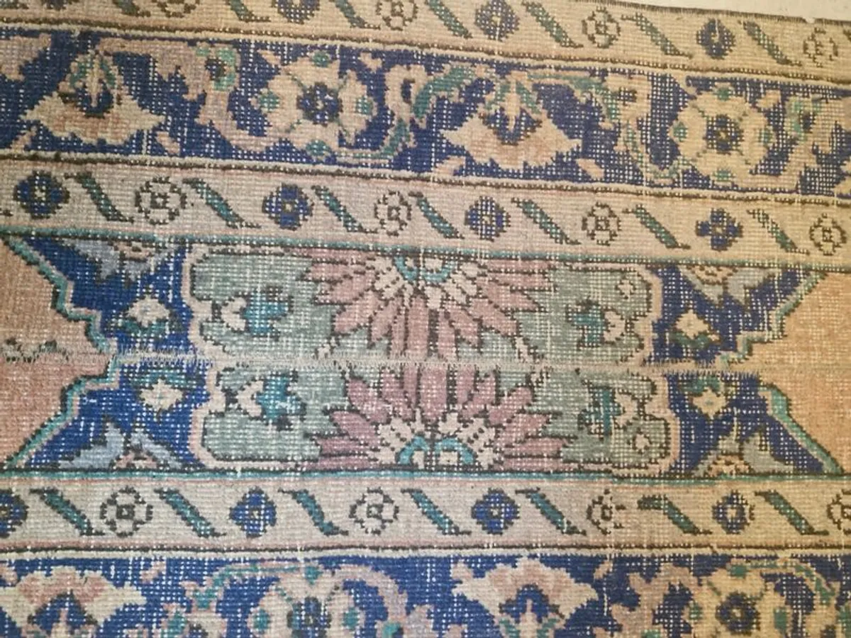 Vintage Turkish Rug Runner - Image 4