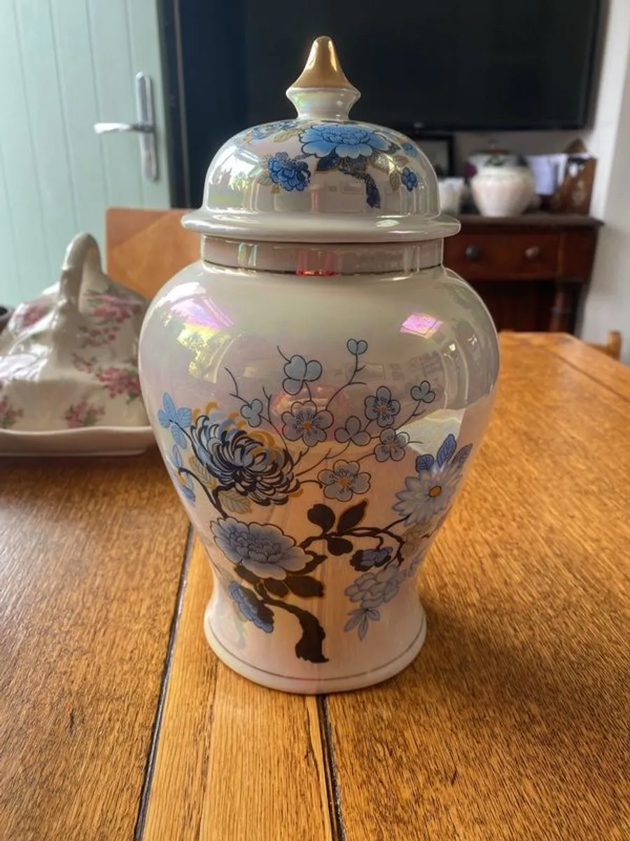 Large Vintage Ginger Jar - Image 1