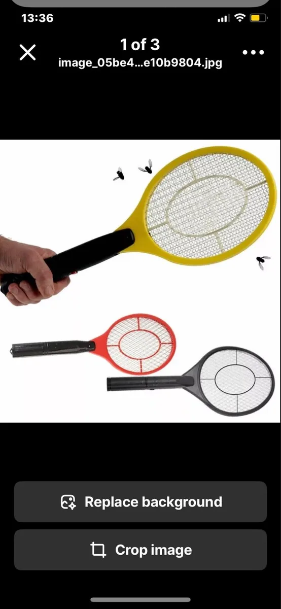 Electric Fly Wasp Racket Zapper Swatter NEW - Image 1