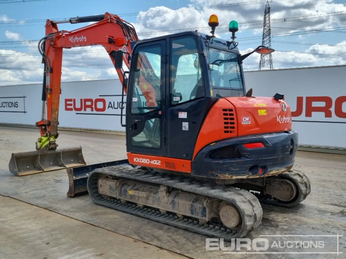 2021 Kubota KX080-4A2 - Image 2