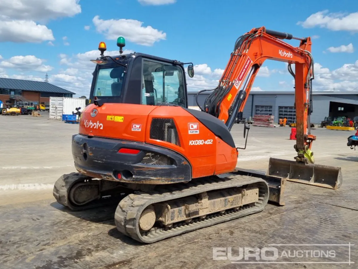 2021 Kubota KX080-4A2 - Image 3