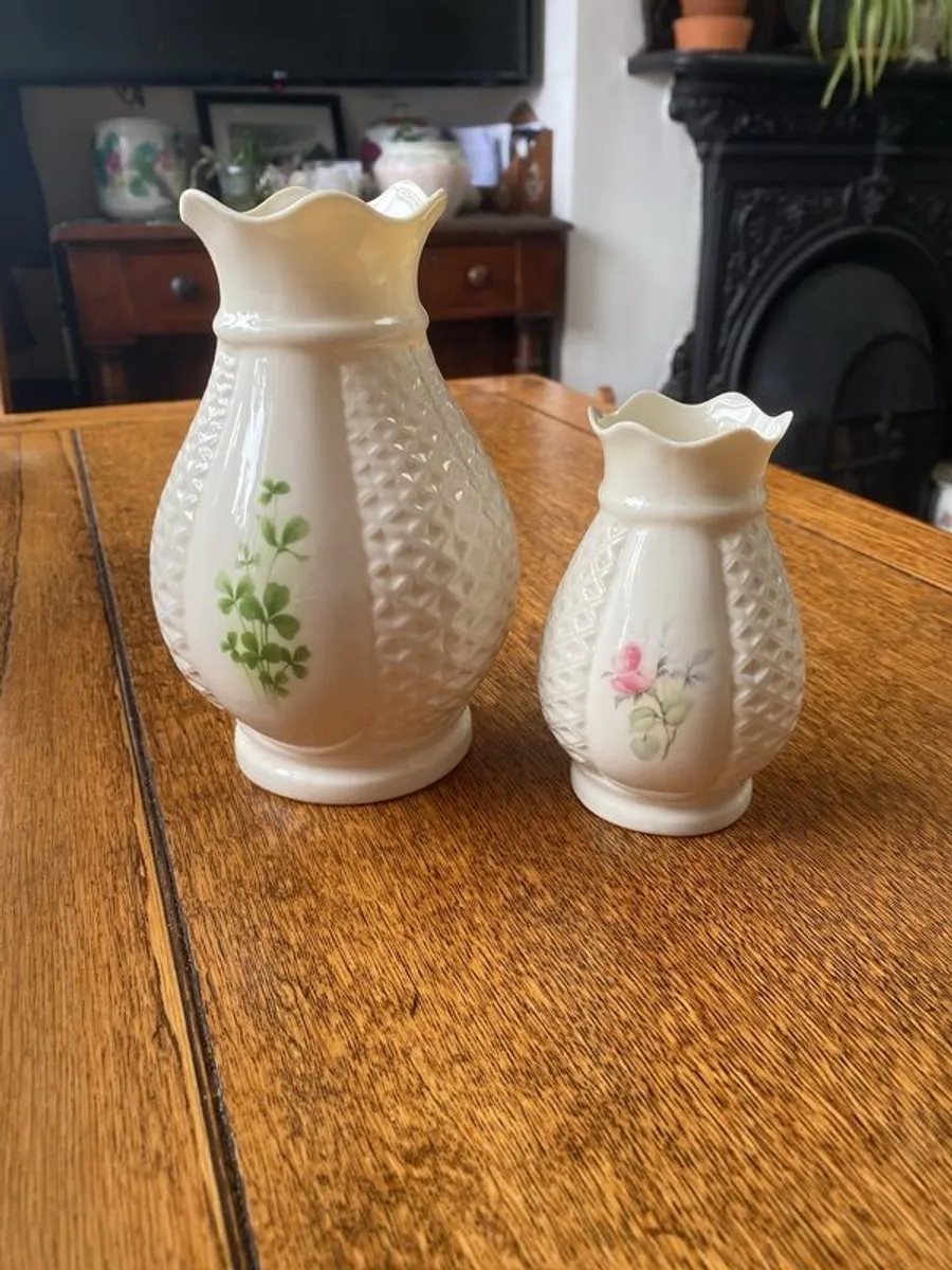 Donegal Irish Parian Vases - Image 1