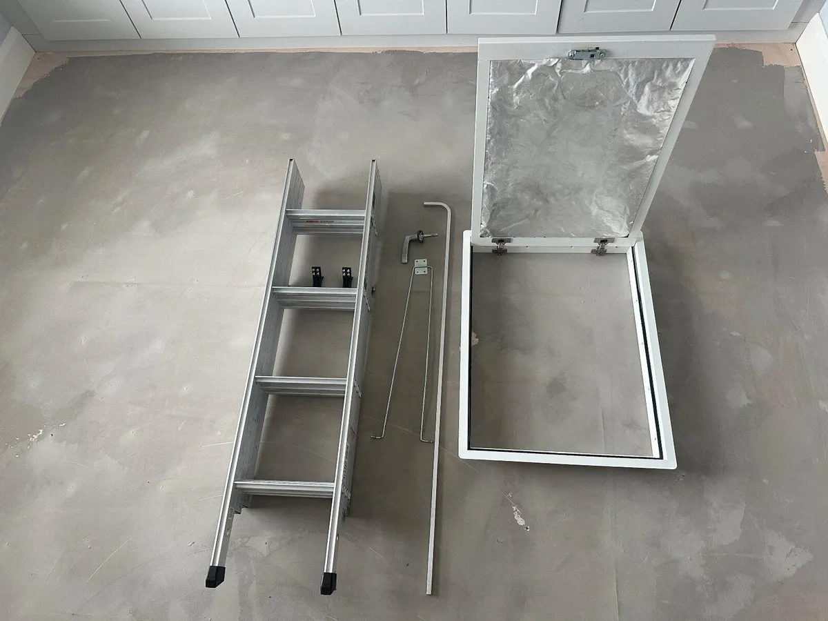 Youngman Easiway Loft Ladder Attic Stairs & Hatch - Image 1