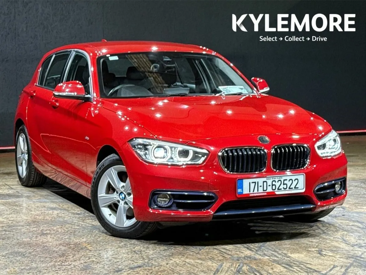 BMW 1-Series 1.5 AUTOMATIC - BLACK CLOTH RED STITC - Image 1
