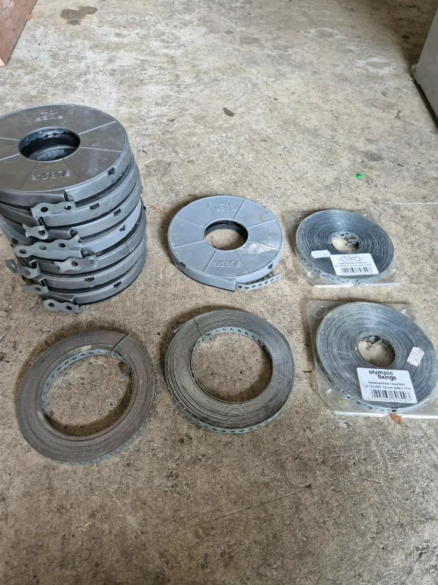 Plumbing pipe clips and galv band - Image 2
