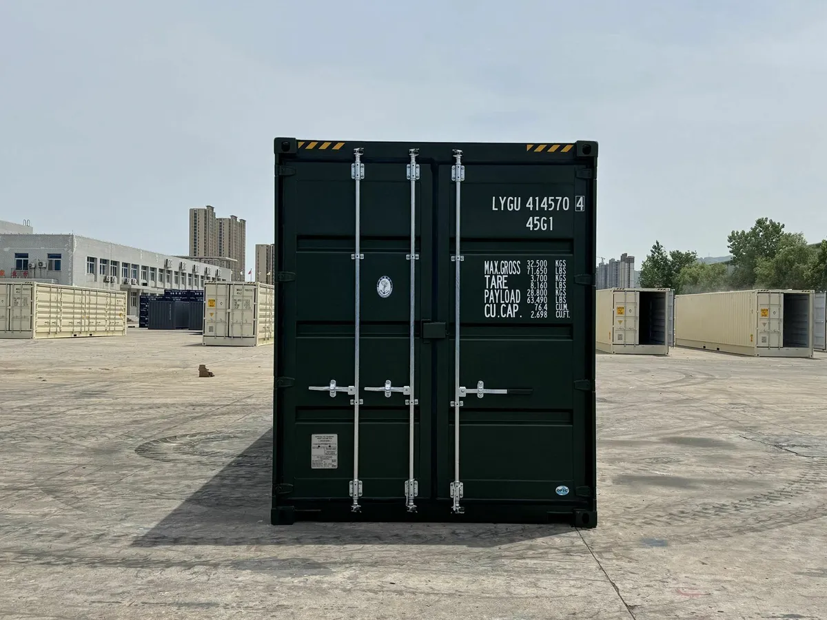 NEW GREEN 40FT HIGH CUBE CONTAINERS - Image 2