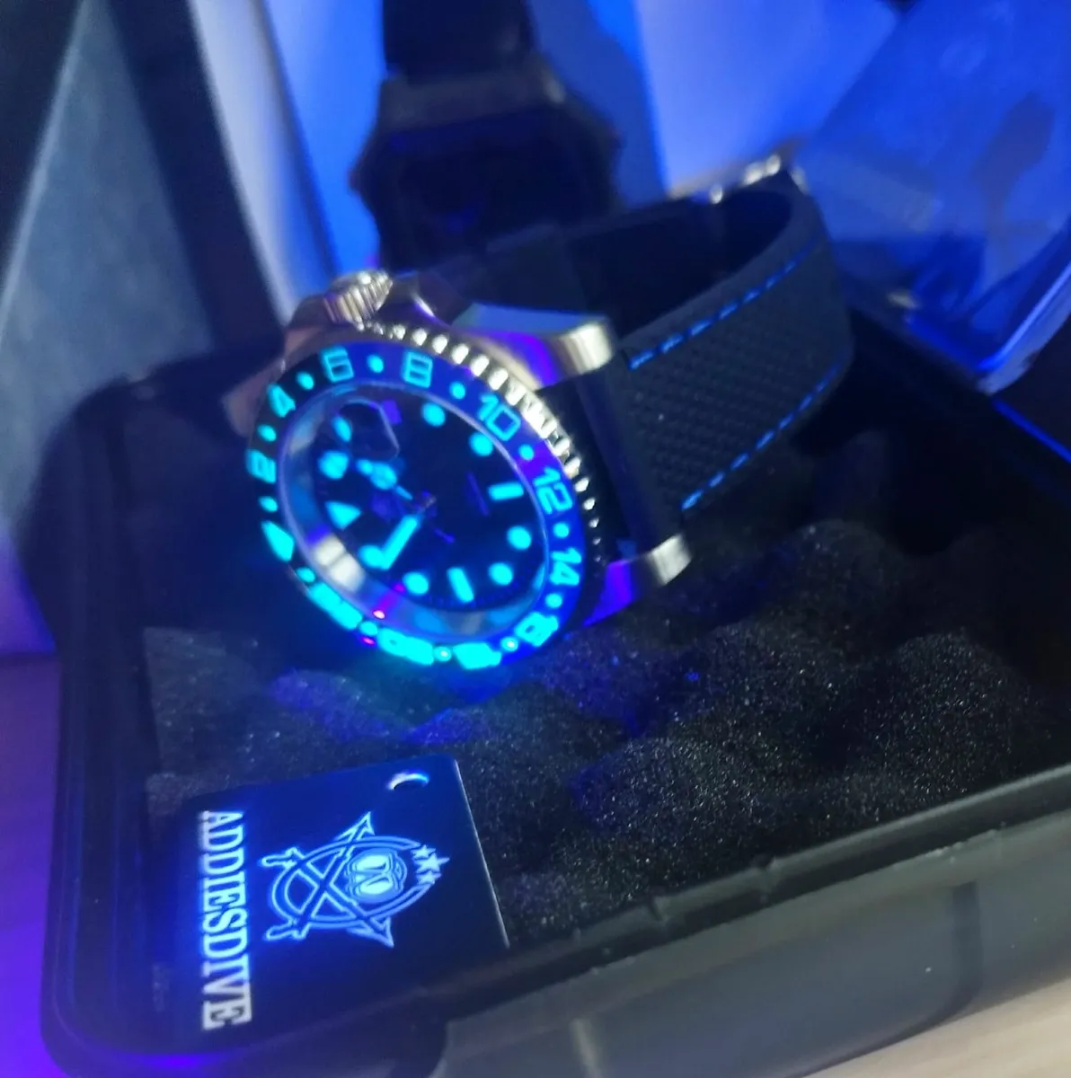 ADDIESDIVE Men's Watch AD2050 with silicone strap - Image 2