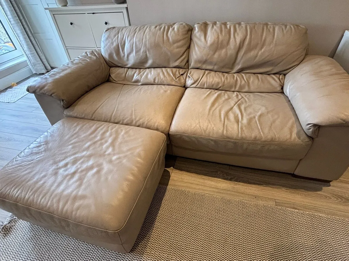 Leather sofa - Image 1
