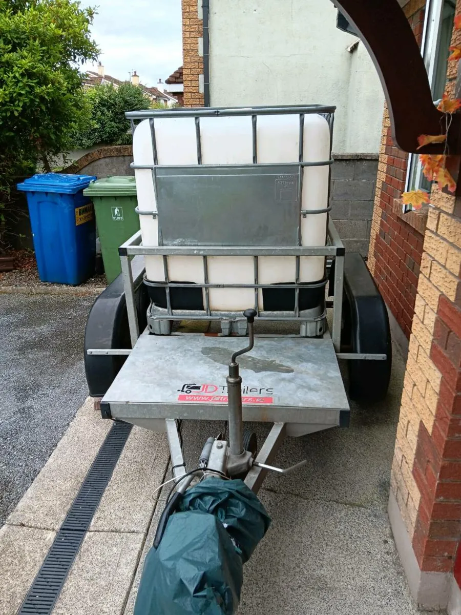 Twin axle 1000L IBC Trailer - Image 1