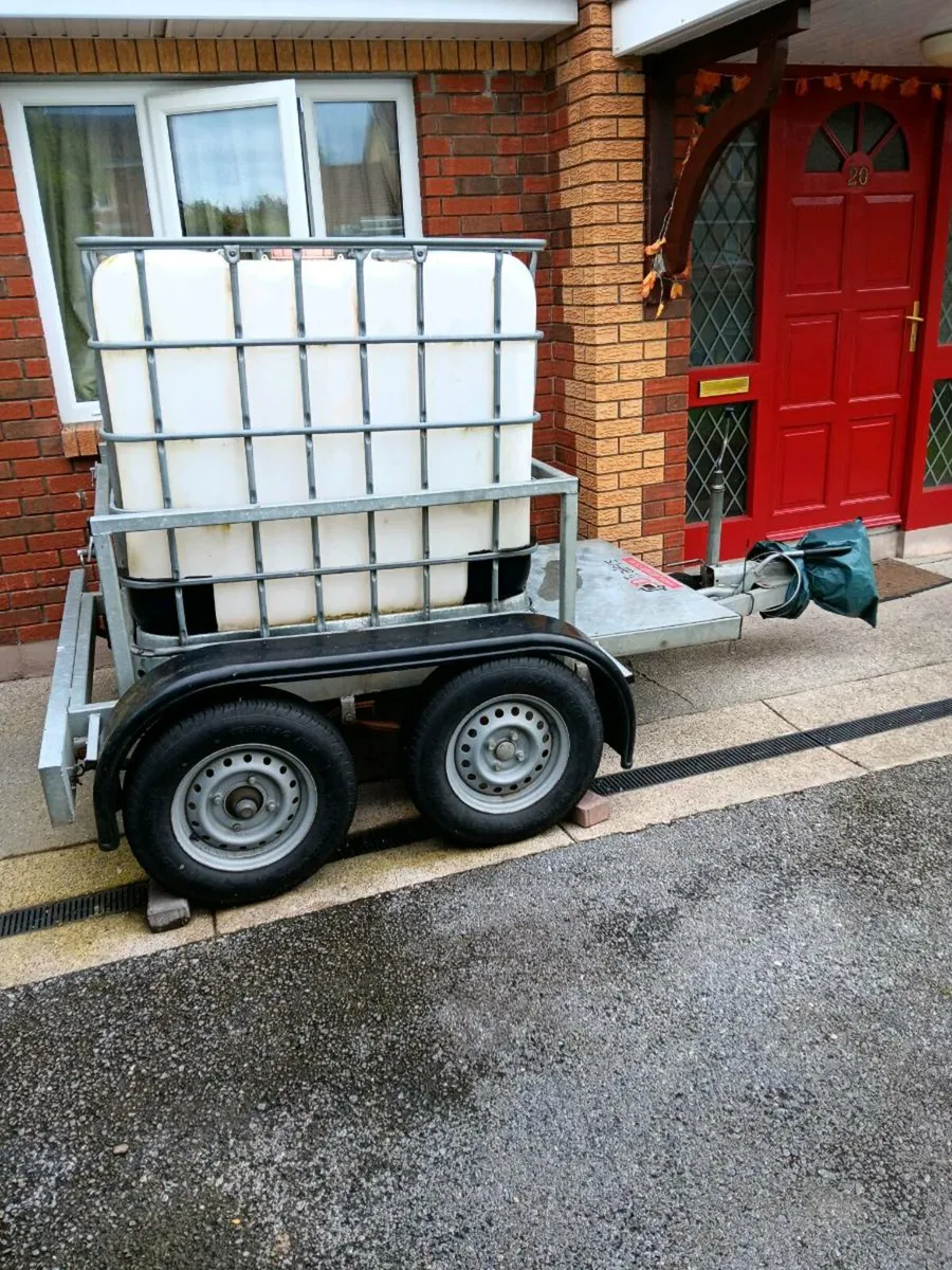Twin axle 1000L IBC Trailer - Image 2