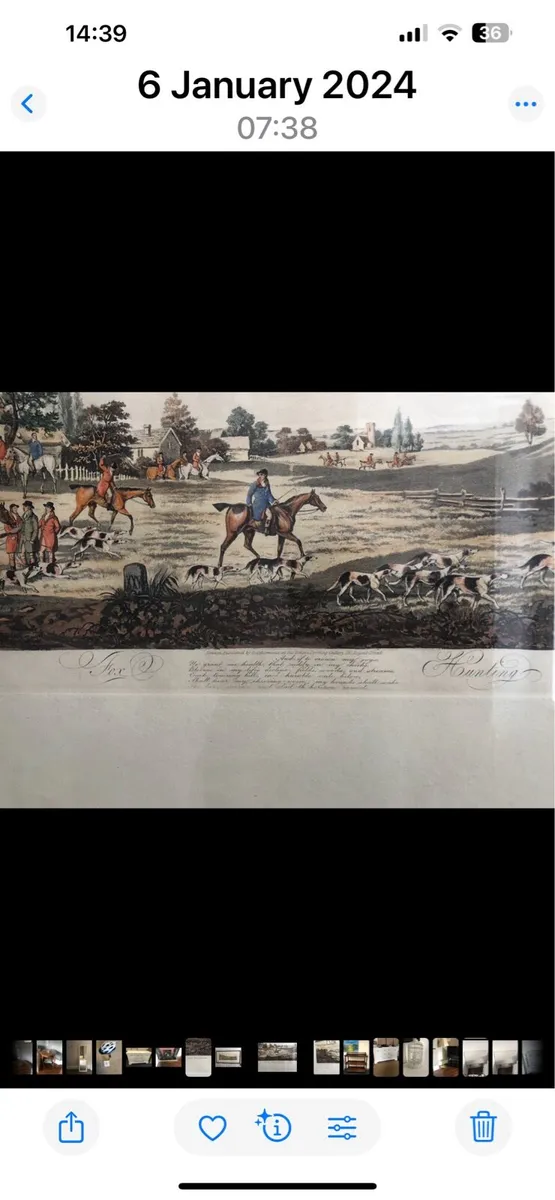 Hunting print for sale - Image 2