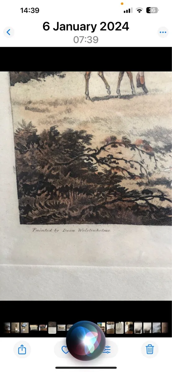 Hunting print for sale - Image 3