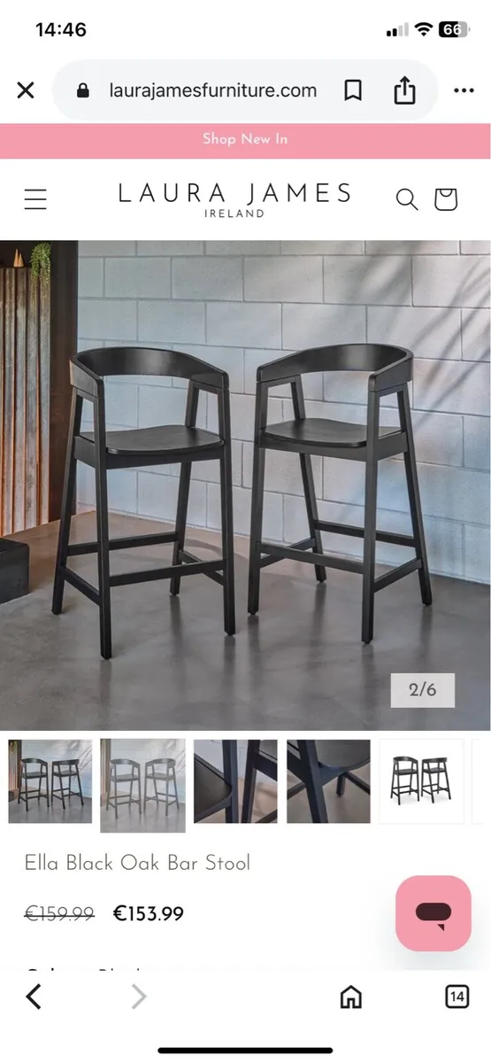 Laura James ‘Ella’ Bar Stools - Image 2
