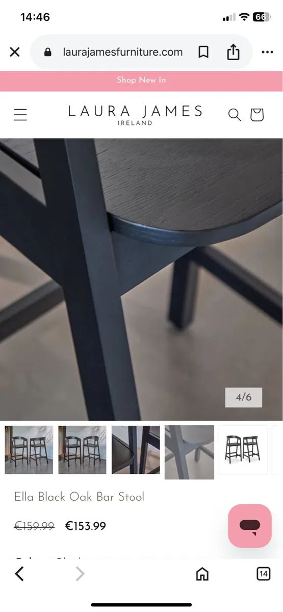 Laura James ‘Ella’ Bar Stools - Image 4