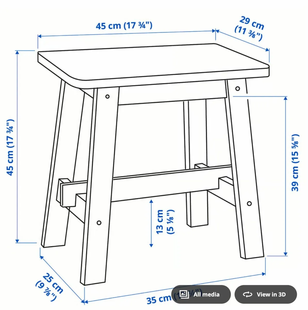 NORRÅKER stool - Image 1