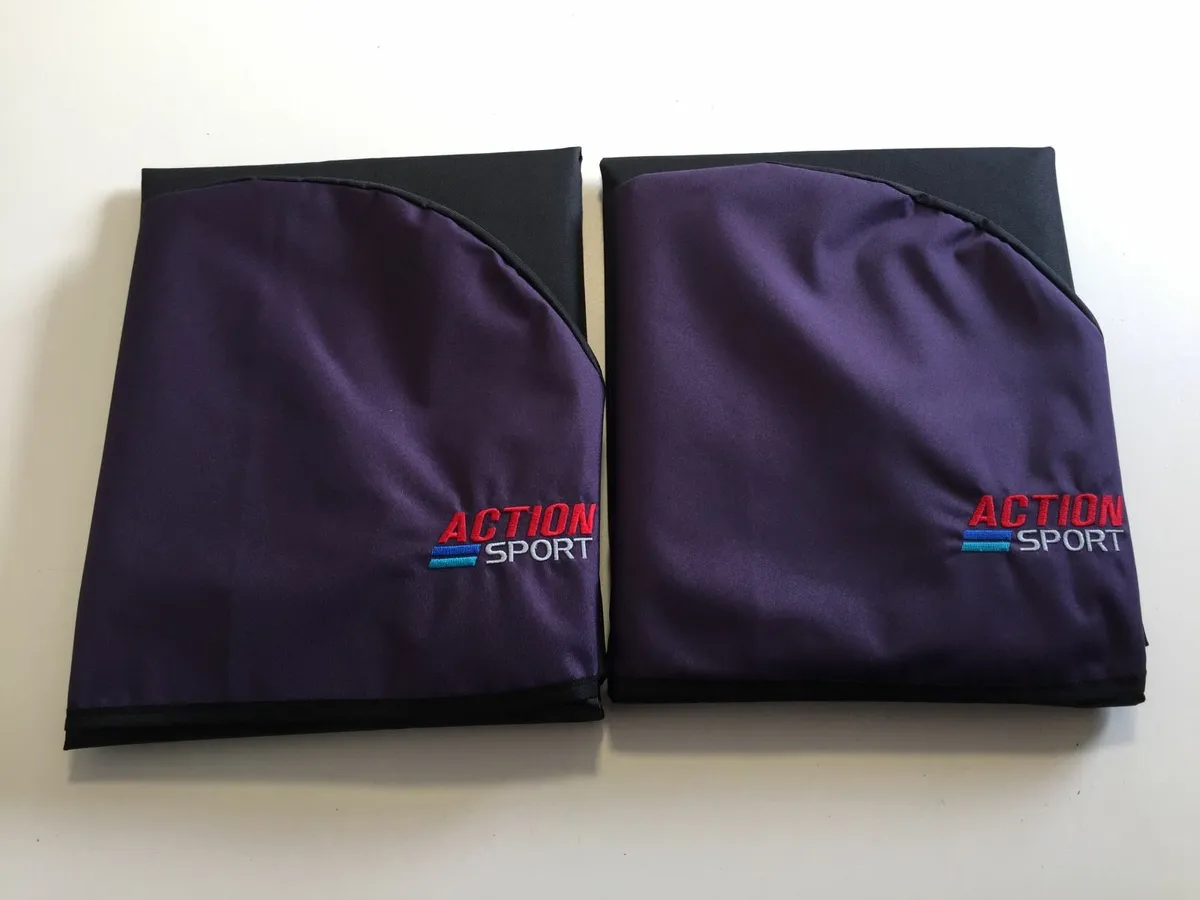 Action Sport Waterproof Seat Covers Purple/Black - Image 1