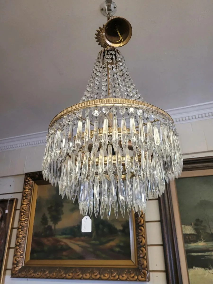 French crystal chandalier