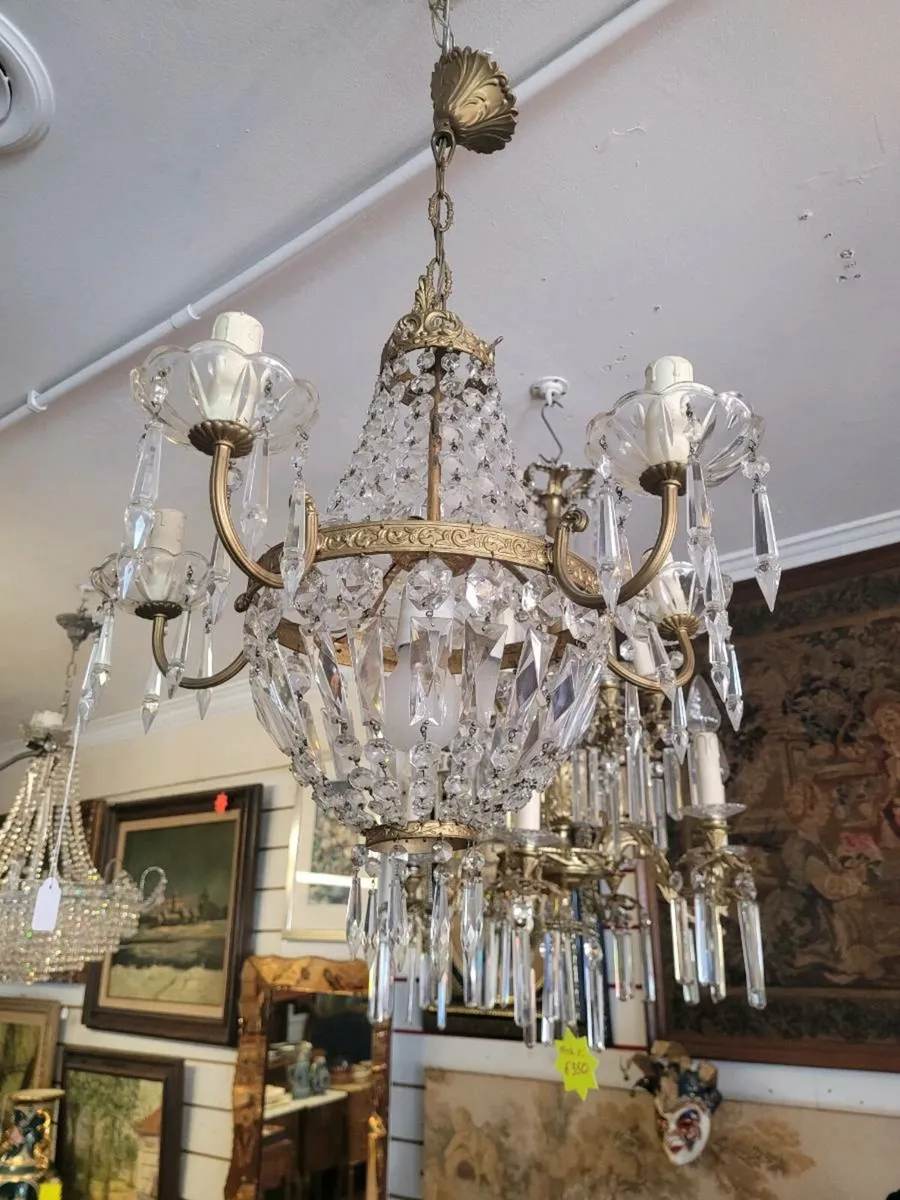 French crystal chandalier