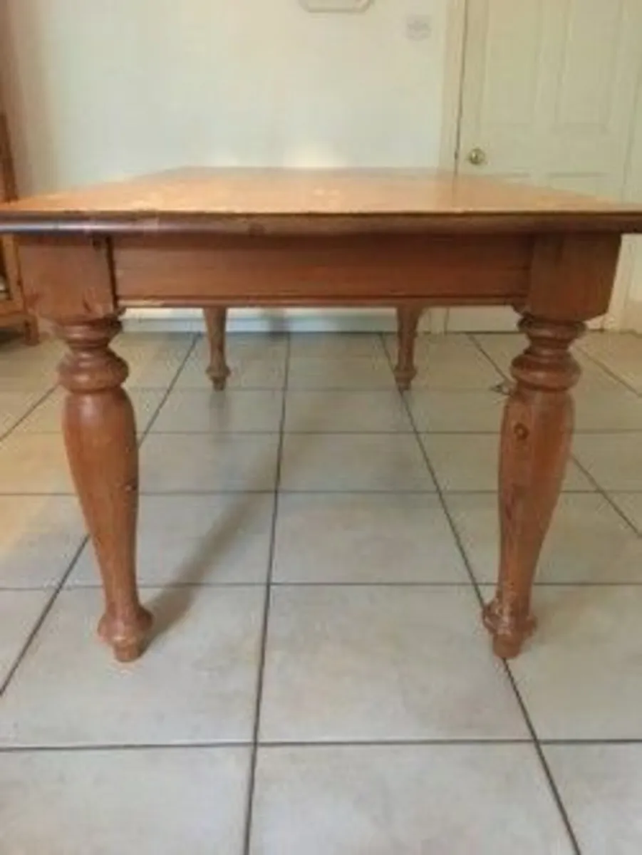 Pine Kitchen/Dining Table - Image 4