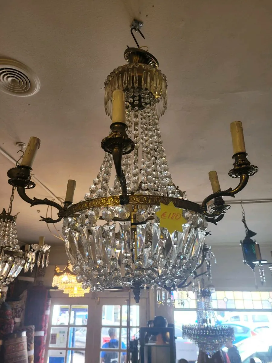 French crystal chandalier