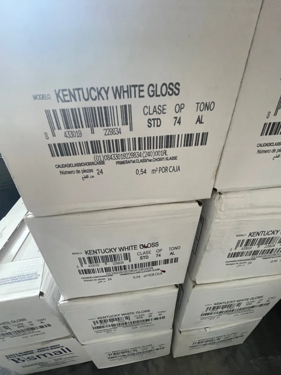 Kentucky White Wall Tiles 300mm x 75mm - Image 2