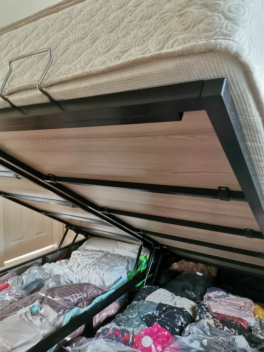 Super king Ottaman Bed Frame and Mattress - Image 2