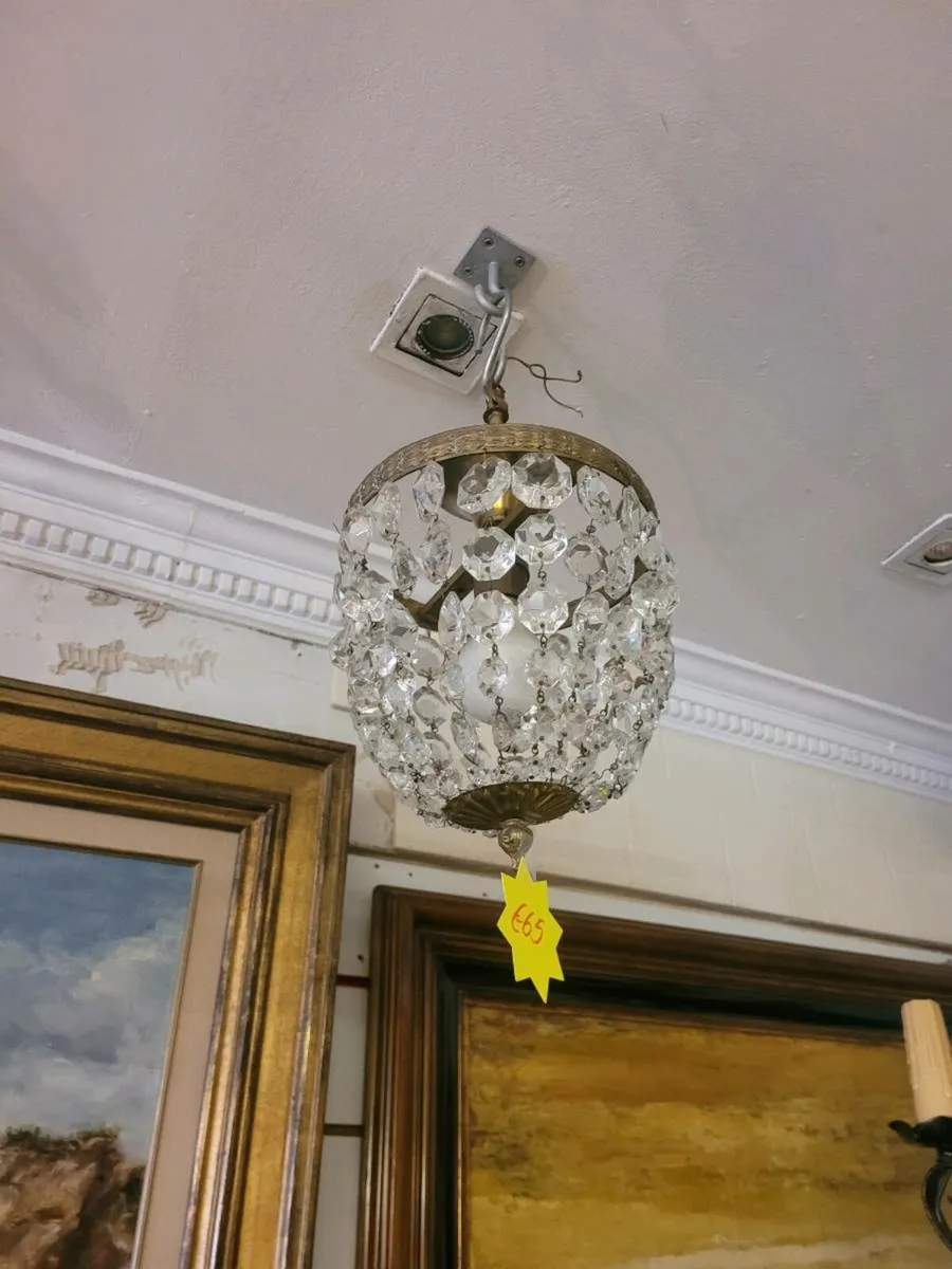 Small crystal chandalier.Tesco phibsborough shoppi