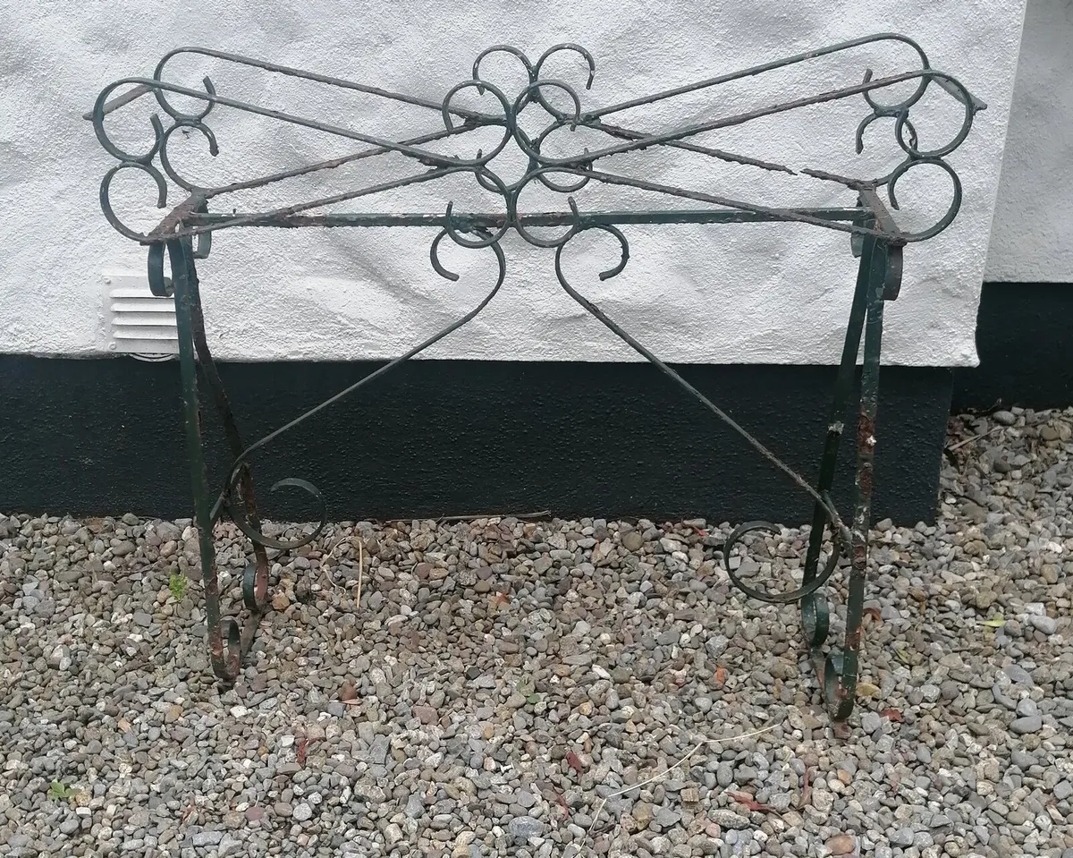Wrought Iron Plant Stand - Image 1