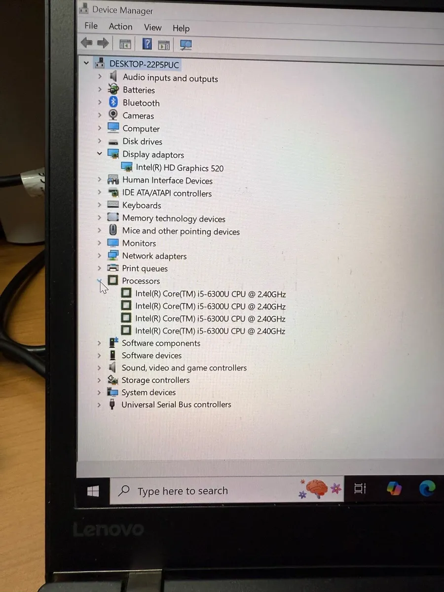 Lenovo T460s Touch i5 8-256 w10 - Image 3