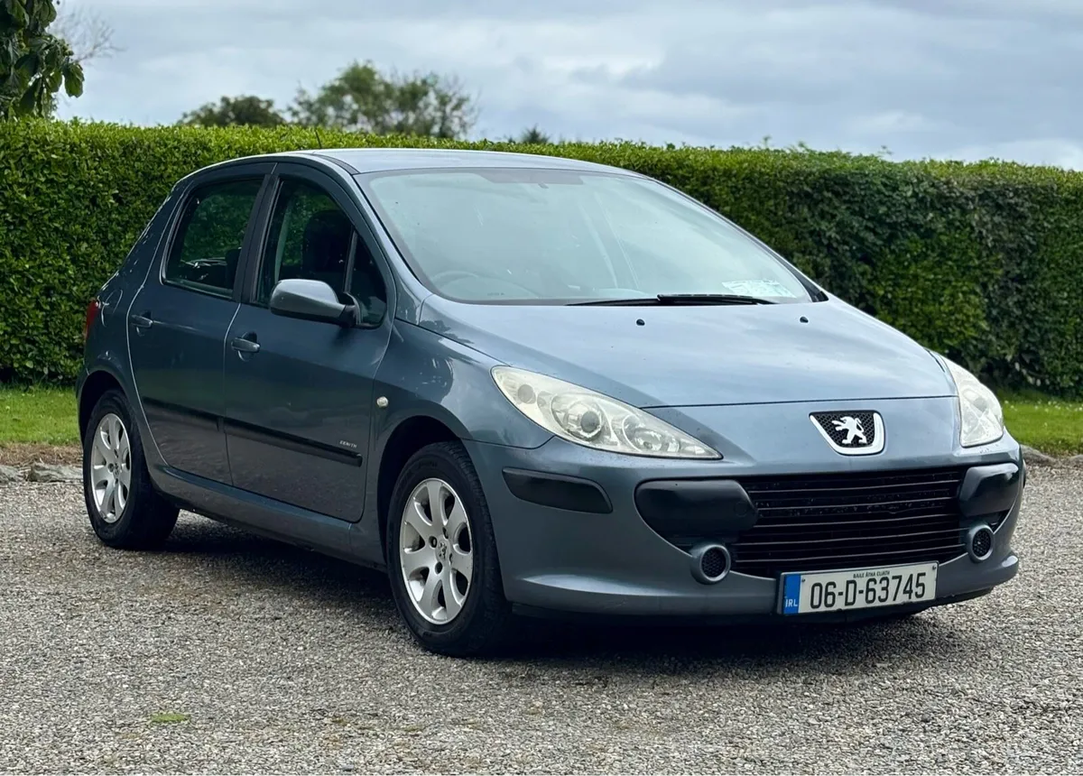 06 Peugeot 307 NCT’D and Taxed Low KMS - Image 1