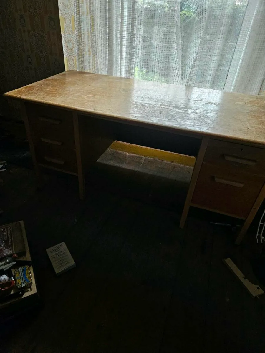 Vintage Retro Mid Century Office Desk - Image 1