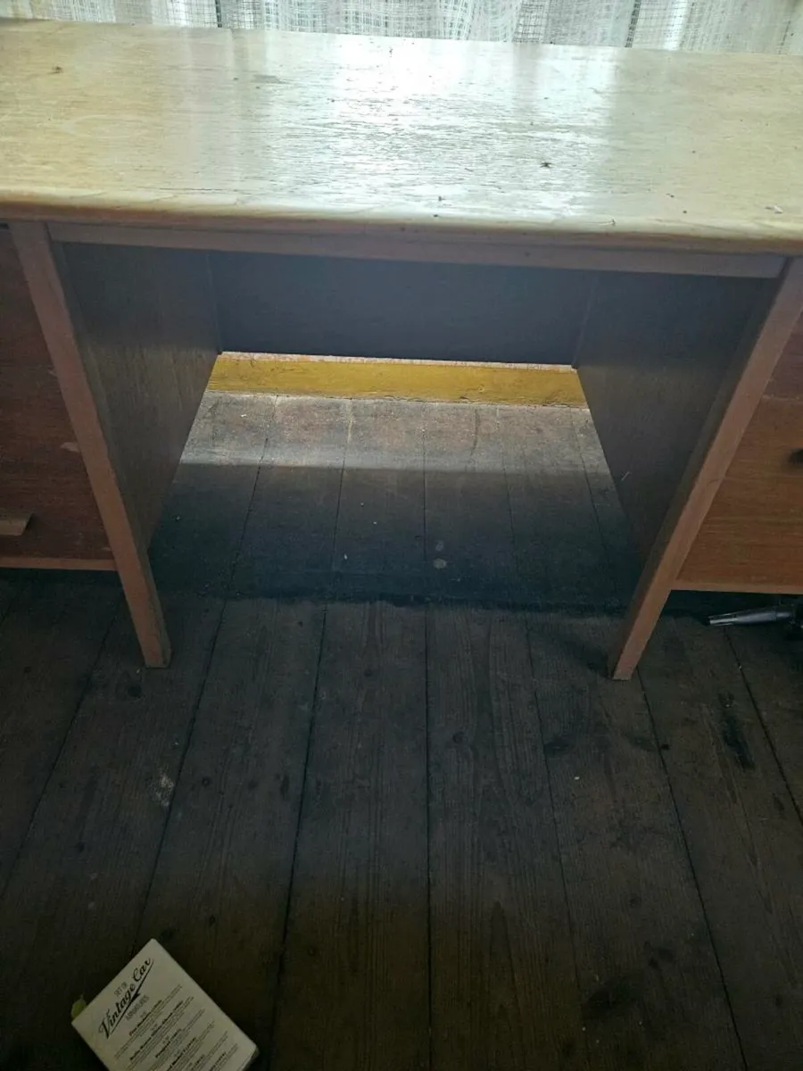 Vintage Retro Mid Century Office Desk - Image 3