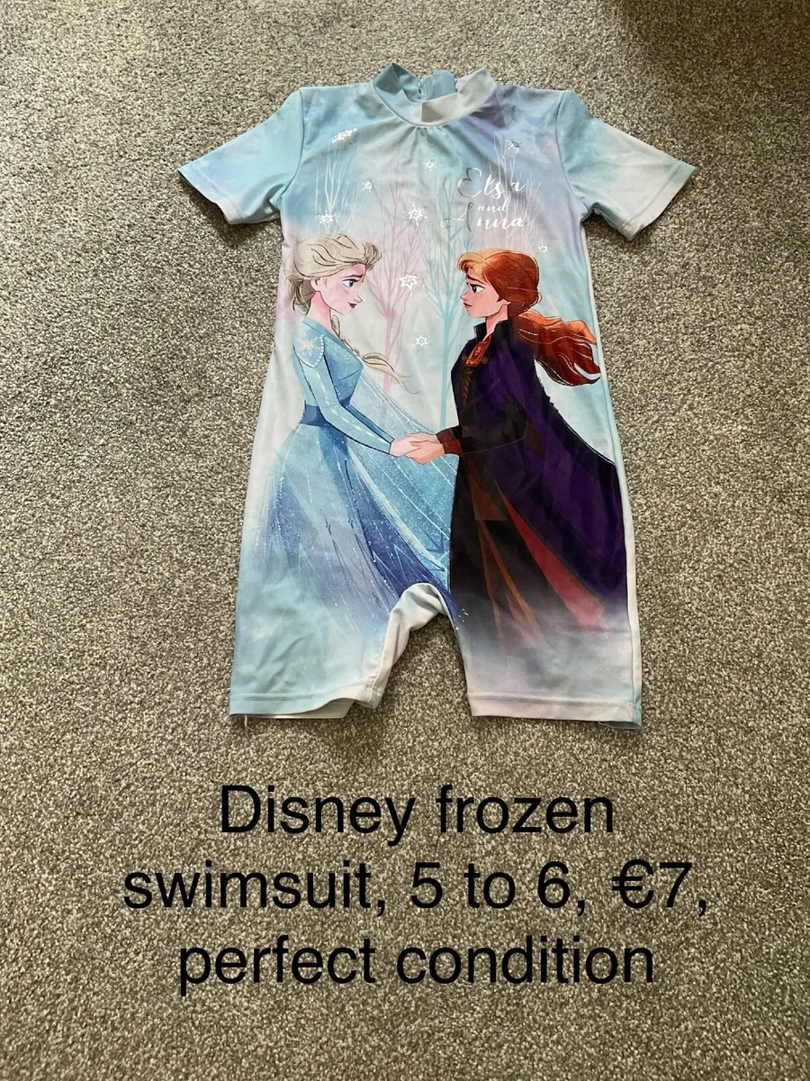 Disney frozen swimsuit, 5 to 6