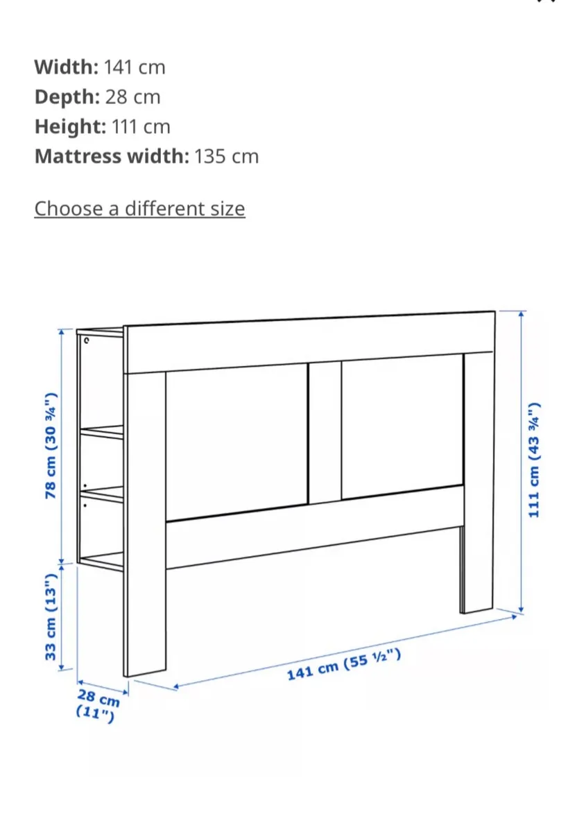 Headboard - Brimnes IKEA - Image 3