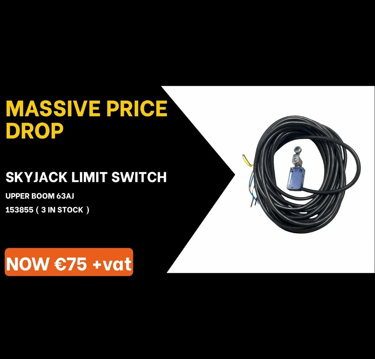 SKYJACK LIMIT SWITCH  UPPER BOOM 63AJ