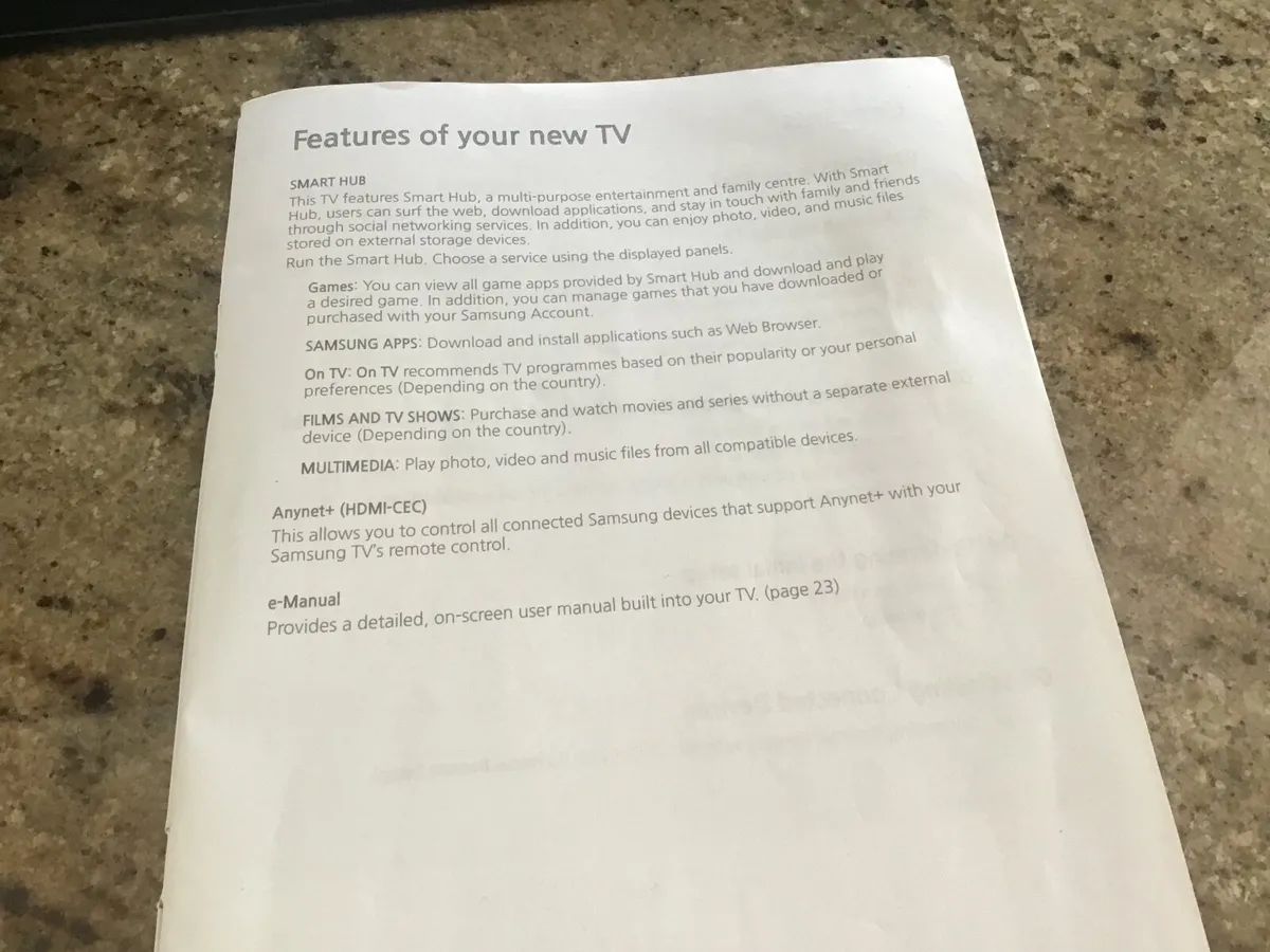Samsung Television - Image 2