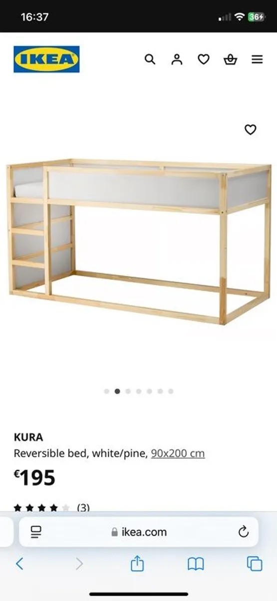 IKEA Kura with mattress - Image 4