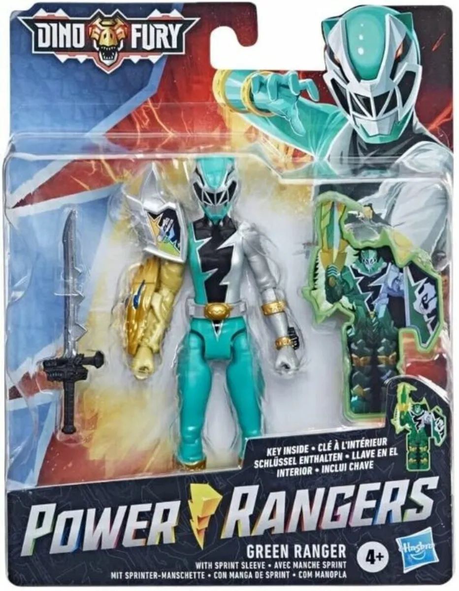 Power Rangers Dino Fury Green Ranger with Sprint S - Image 2